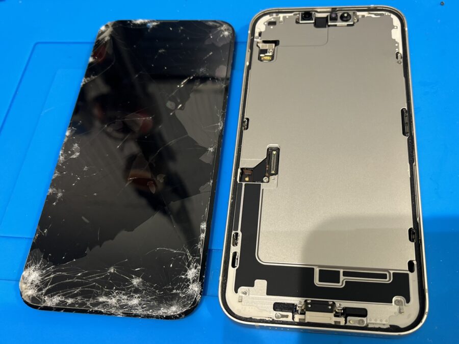 iPhone14を落としたら画面が割れた！そんな時は即日修理のスマホ修理工房渋谷店へ！