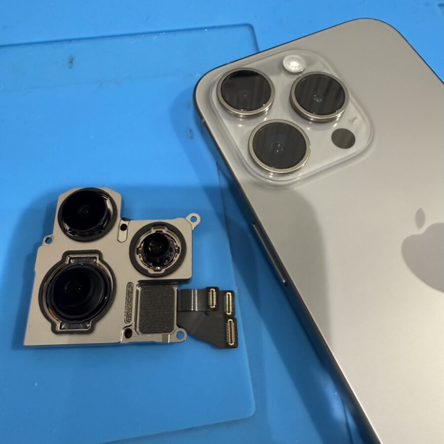 iPhone15Pro（アイフォン15Pro）のカメラ修理データそのまま、即日修理の「スマホ修理工房渋谷店」へ！
