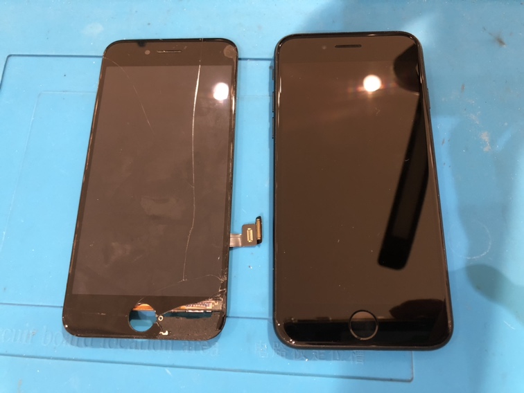 画面が割れてしまったiPhoneSE2(アイフォン)の修理を行いました【スマホ修理工房仙台PARCO2店】
