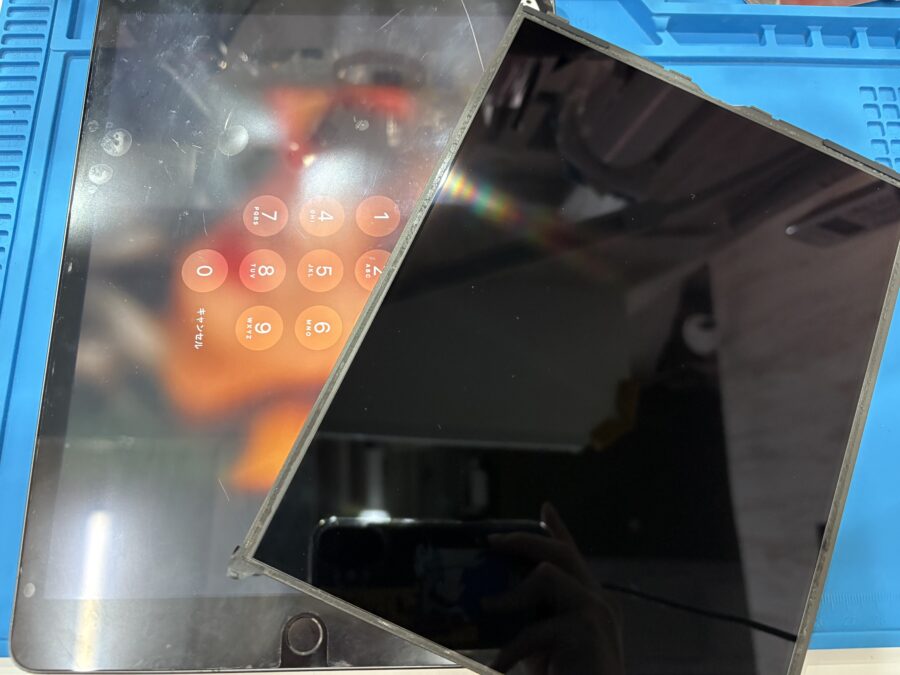 iPad9 （アイパッド9）の液晶交換は、データそのまま・即日修理の「iPhone修理工房　池袋P'パルコ本店」へ！