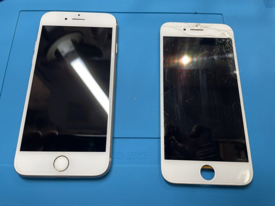 iPhone8(アイフォン８)の画面交換は、データそのまま・即日修理対応の「スマホ修理工房　池袋P'パルコ本店」へ！