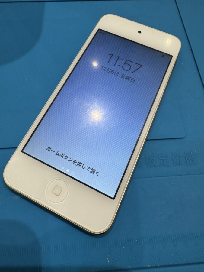 iPodtouch6 のバッテリー交換は、データそのまま・即日修理対応の「スマホ修理工房池袋P’パルコ店」まで！