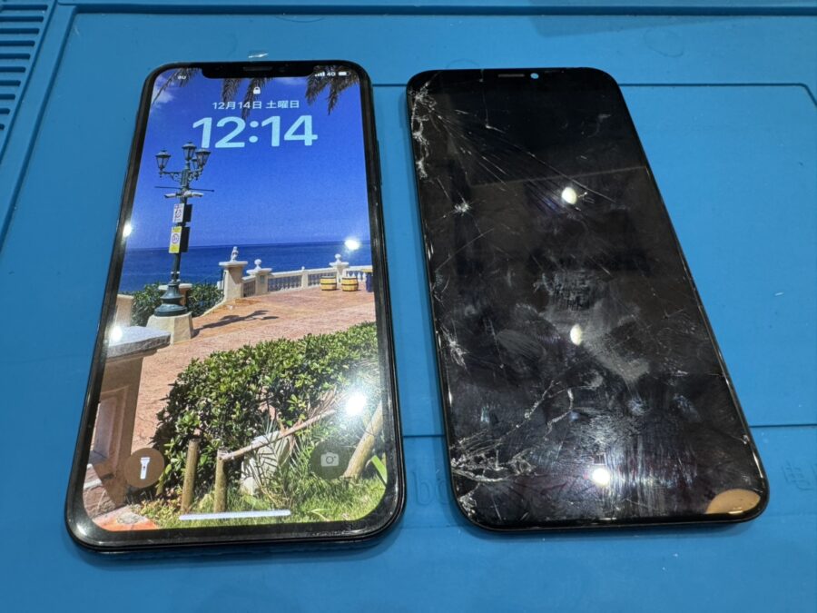 iPhoneXの画面交換は、データそのまま・即日修理対応の【スマホ修理工房 池袋P'パルコ本店】へ！