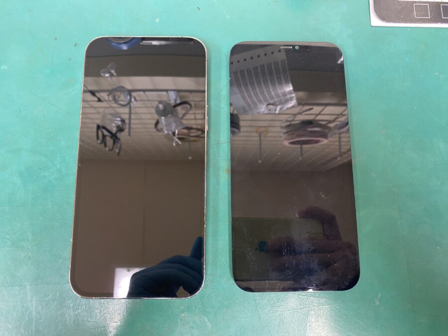江東区西大島、亀戸近くのスマホ修理店！iPhone12(アイフォン)画面が割れた。