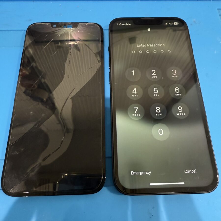 渋谷でiPhone13の画面修理をするなら安くて早い「スマホ修理工房 渋谷店」へ✨データそのまま即日修理！