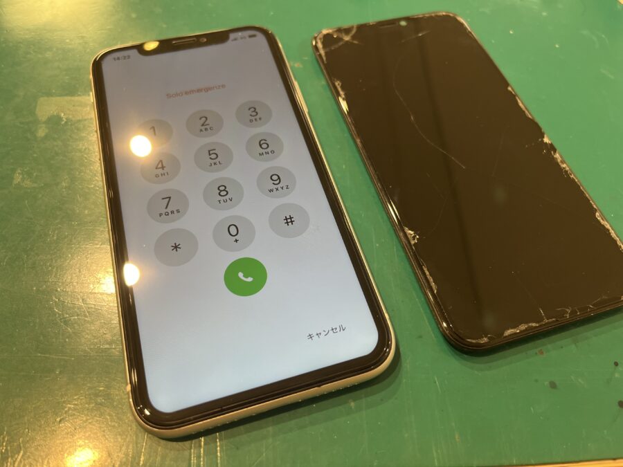 iPhone11(アイフォン）の画面交換は高品質パネルもおススメ！【スマホ修理工房新宿PePe店】