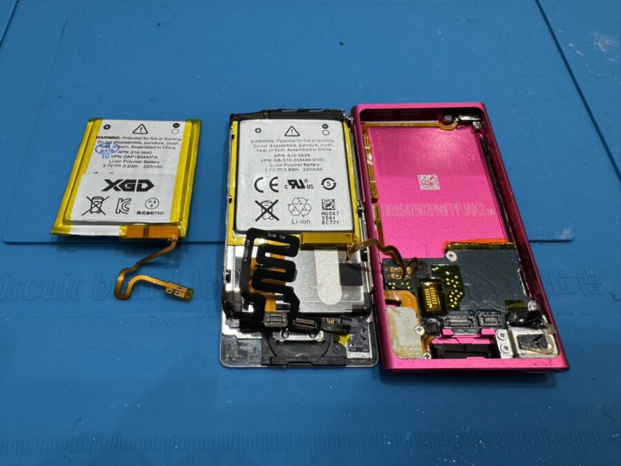 iPod nano７（アイポッドナノ７) のバッテリー交換は、「iPhone修理工房　池袋P'PARCO本店」へ！