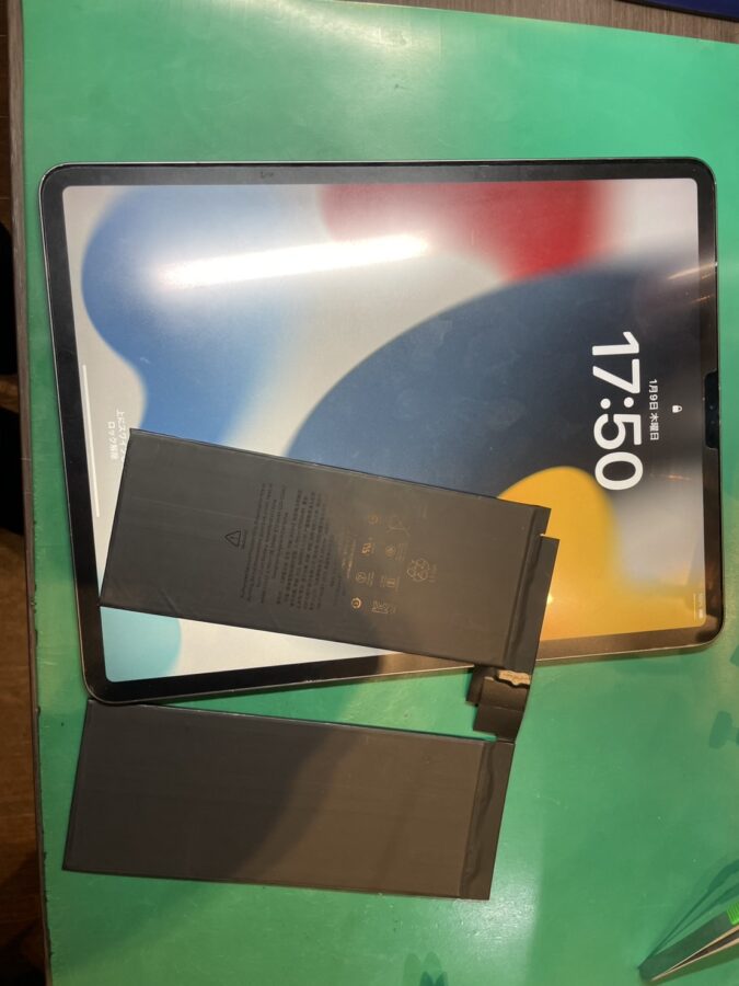 バッテリーの消耗が激しい…　iPadのバッテリー交換もスマホ修理工房へ！【スマホ修理工房ミーツ国分寺店】
