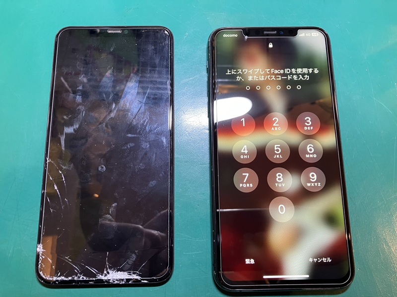 iPhone 11ProMax（アイフォン）の画面が割れてしまった...即日修理可能です！【スマホ修理工房調布パルコ店】