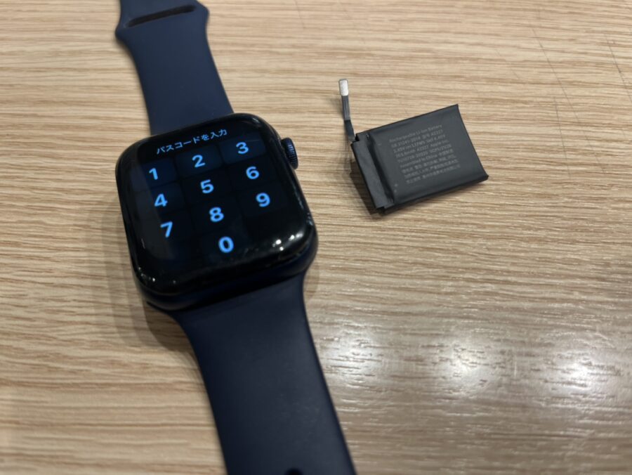 一日も持たないApplewatch 6 (アップルウォッチ）バッテリー交換は【スマホ修理工房新宿PePe店】へどうぞ！