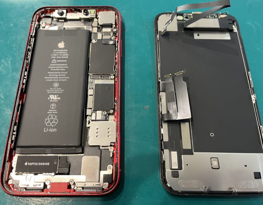 1日に何度も充電しないといけない...そんなiPhone XR（アイフォン）の即日バッテリー交換も当店にお任せください！