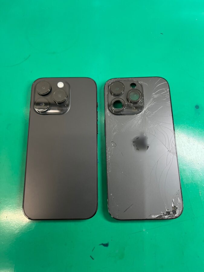 バックパネル割れも対応可能！！iPhone14Pro(アイフォン)バックパネル交換【スマホ修理工房大井町店】