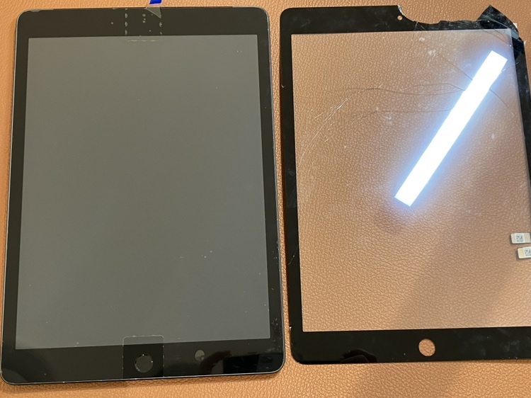 タッチガラスが割れてしまったiPad9（アイパッド第9世代）のフロントガラス交換修理を行いました