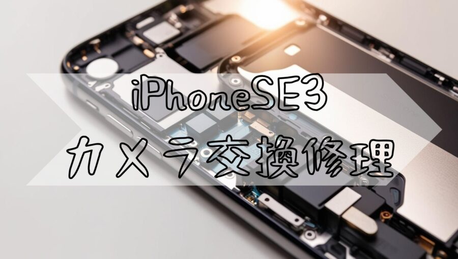 【iPhone SE（第3世代）】カメラ交換ならお任せください！✨【スマホ修理工房 天神地下街店】