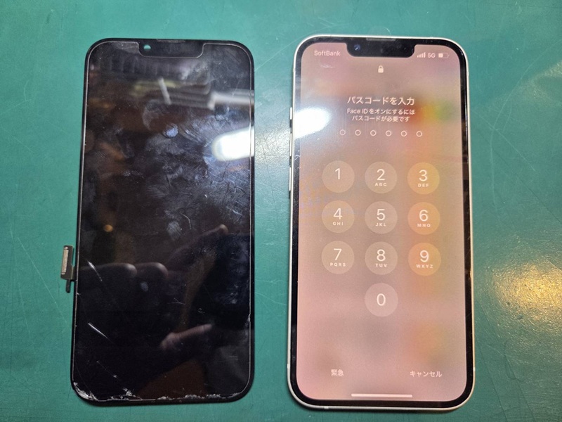 iPhone 13（アイフォン）の画面が真っ暗に...即日修理可能です！【スマホ修理工房調布パルコ店】