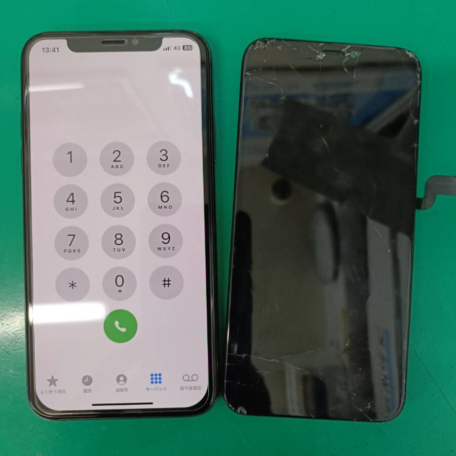 iPhoneXSの画面交換修理を行いました！【スマホ修理工房大井町店】