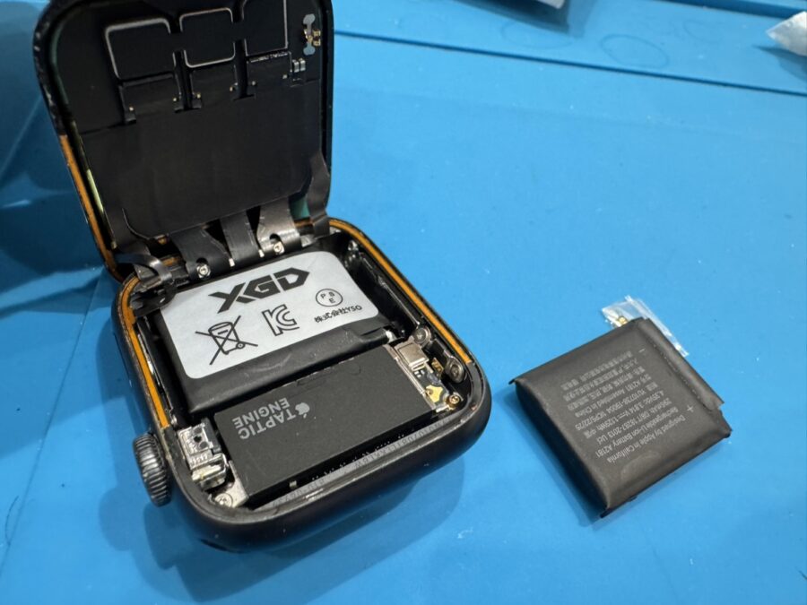 AppleWatch series5 44mmのバッテリー交換は、即日修理対応のスマホ修理工房池袋P`PARCO本店へ！