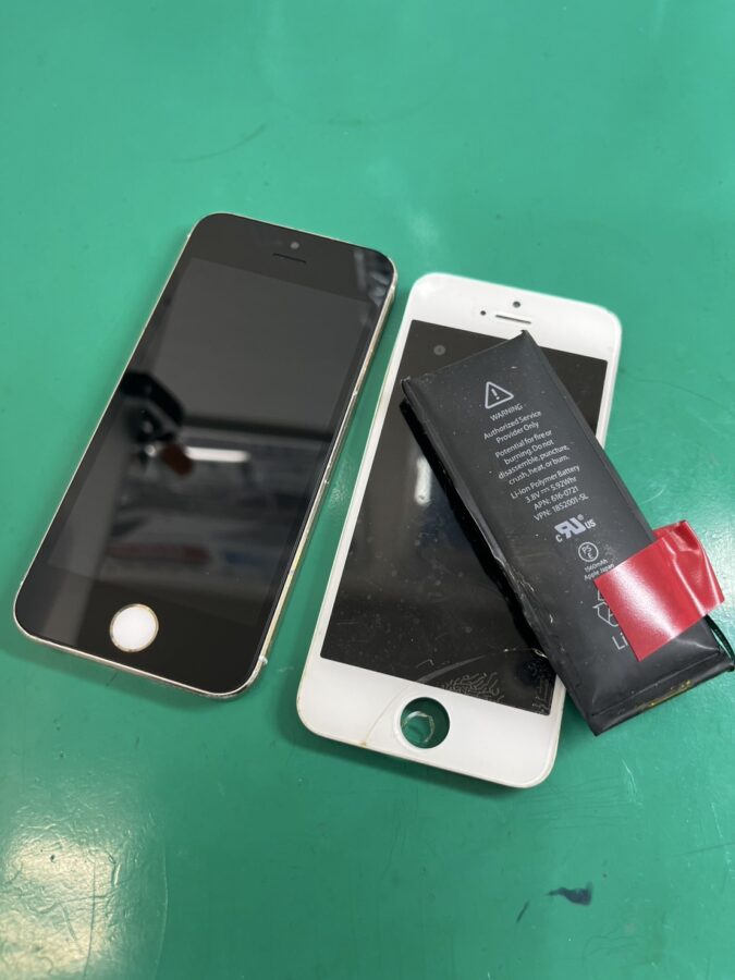 対応可能です！！iPhone5S(アイフォン)画面＆バッテリー交換【スマホ修理工房大井町店】