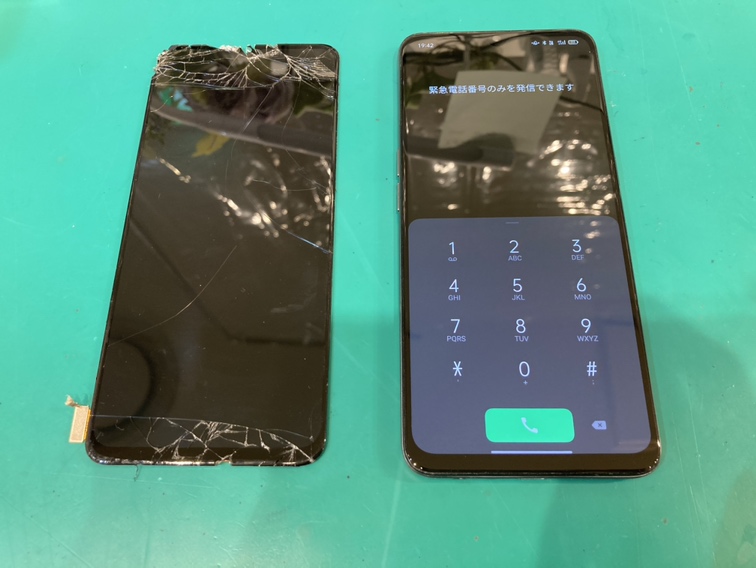 OPPO A73(オッポ)の画面交換なら、スマホ修理工房新宿PePe店へお任せ下さい✨