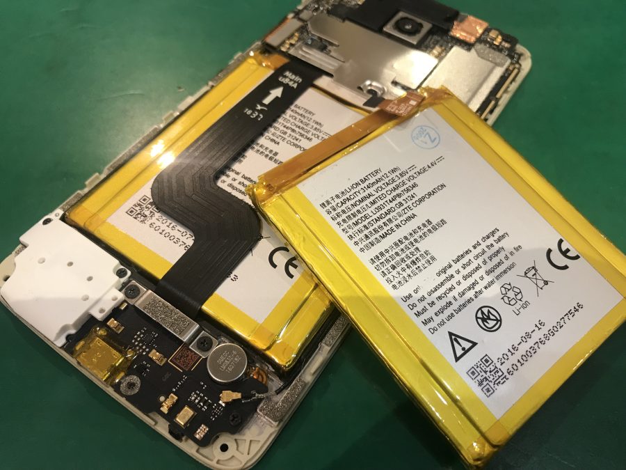 ZTE AXON 7 (ゼットティーイーアクソン)のバッテリー交換はスマホ修理工房水戸オーパ店にお任せください！