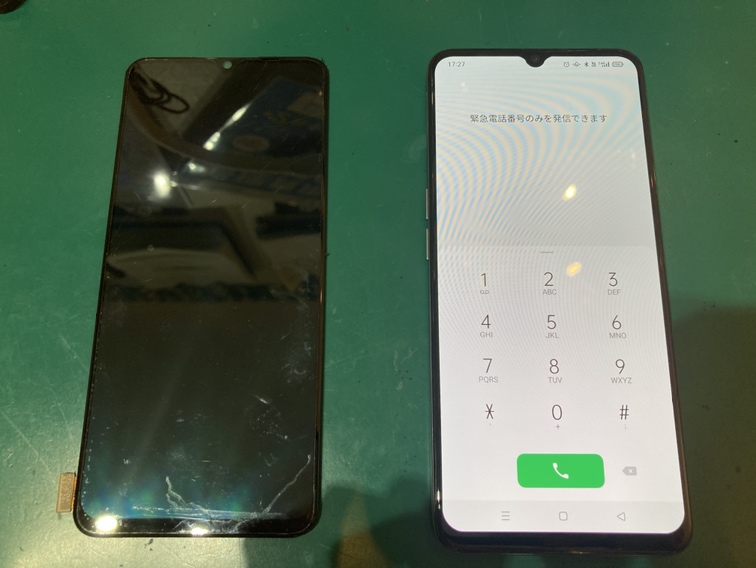 OPPO A73(オッポ)の画面交換なら、即日修理のスマホ修理工房新宿PePe店へ！