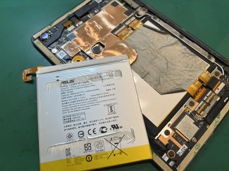 ASUS Zenpad3 8.0(ゼンパッド)のバッテリー交換ならスマホ修理工房水戸オーパ店へお任せください！