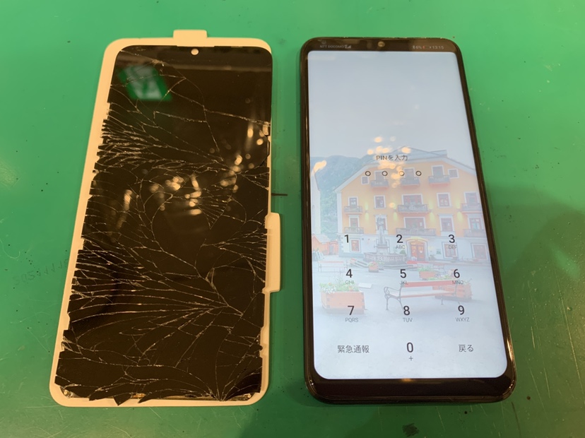 HUAWEI Nova lite 3（ファーウェイ ノヴァライト3）の画面がバキバキに割れてしまった時はスマホ修理工房新宿PeP