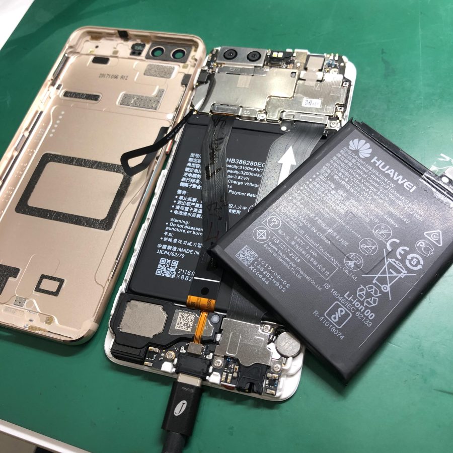 HUAWEI P10（ファーウェイ）のバッテリー交換！予約なしOK・データそのまま！【スマホ修理工房池袋P'パルコ本店】