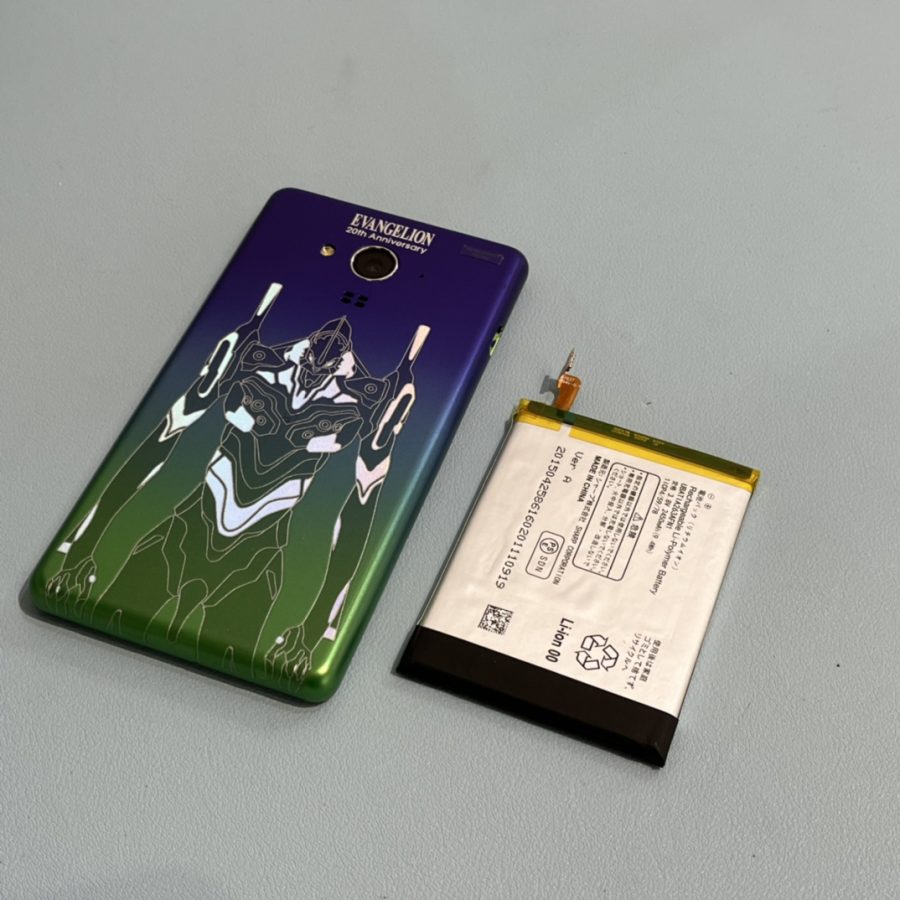 SH-M02-EVA20　エヴァンゲリオンスマートフォンのバッテリー交換はスマホ修理工房水戸OPA店にお任せください！