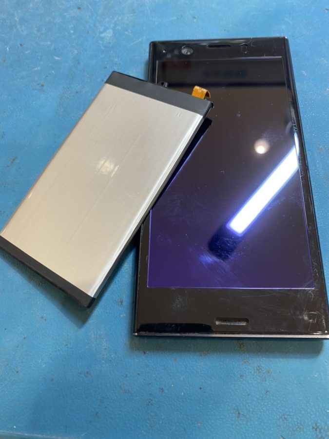 宮城県からお越しのお客様よりXperiaXZ1compact(エクスペリア)のバッテリー修理を承りました！