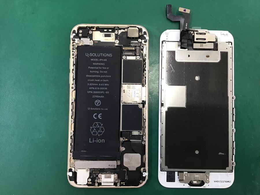 iPhone6sの液晶破損！最短即日・データそのままで修理対応可能です♪【スマホ修理工房王子店】