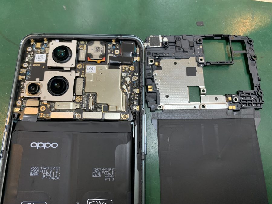 OPPO Find X3 Pro 画面割れの修理をしました！！