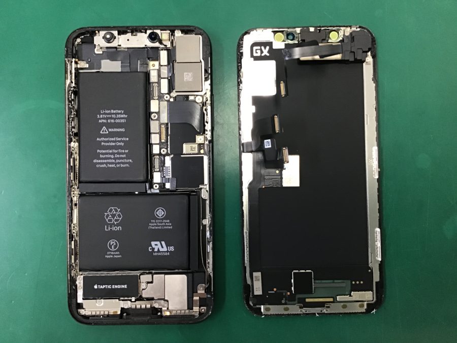 iPhoneXの液晶破損！最短即日・データそのままで修理対応可能です♪【スマホ修理工房王子店】