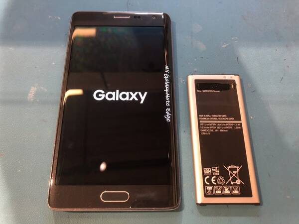 SAMSUNG Galaxy Note Edge（SC-01G）がロゴループになって起動しない！？バッテリー交換を行いました
