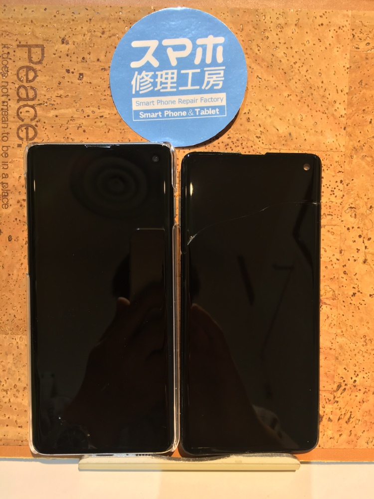 GalaxyS10(ギャラクシーS10)の画面修理したい！そんなときはスマホ修理工房 広島パルコ新館店へ！
