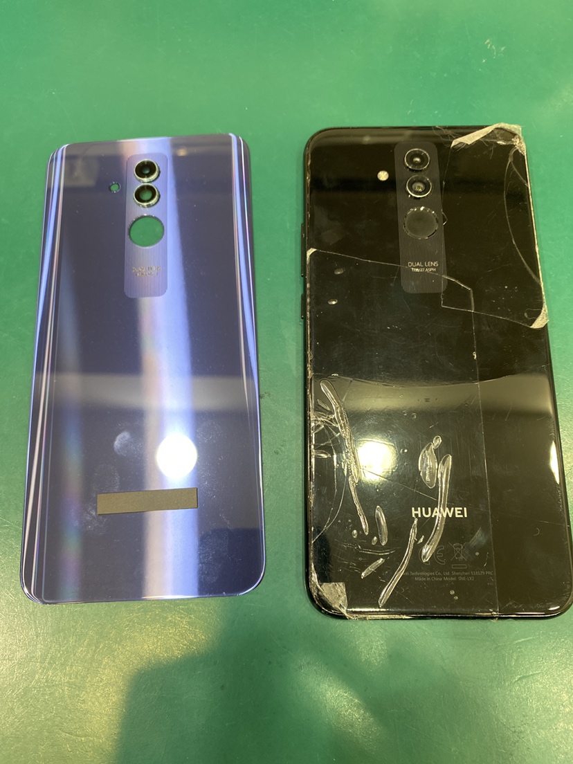【背面パネル交換修理】藤沢市からお越しのお客様より、HUAWEI Mate20Lite(ファーウェイメイト20ライト)をお持ち込