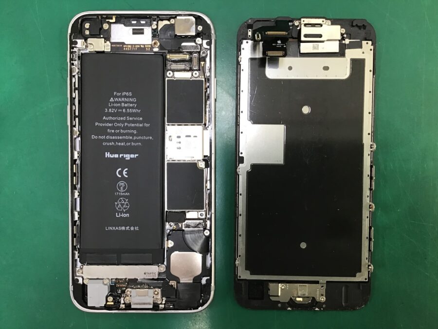 iPhone6sのバッテリー交換はスマホ修理工房王子駅店へ！