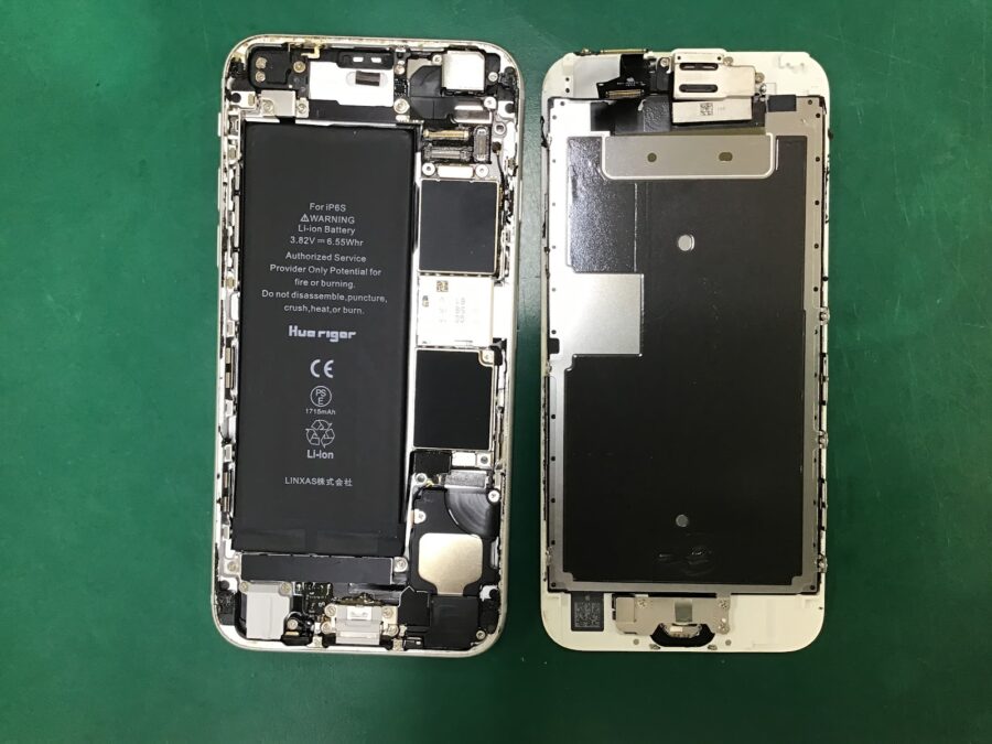 iPhone6sのバッテリー交換はスマホ修理工房王子駅店へ！