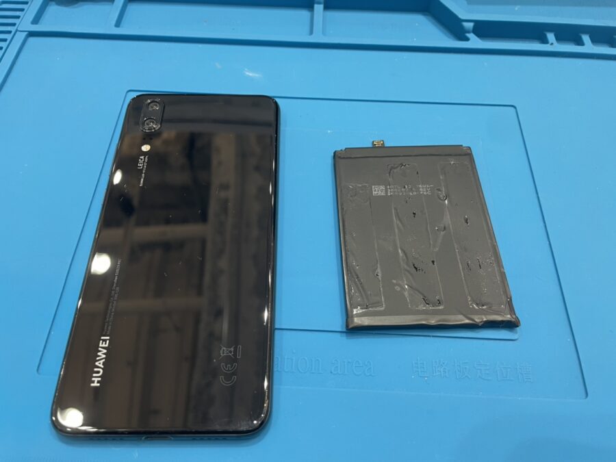 Huawei P20（ファーウェイ）のバッテリー交換は【スマホ修理工房池袋P’パルコ店】であれば最短即日修理ができますよ♪