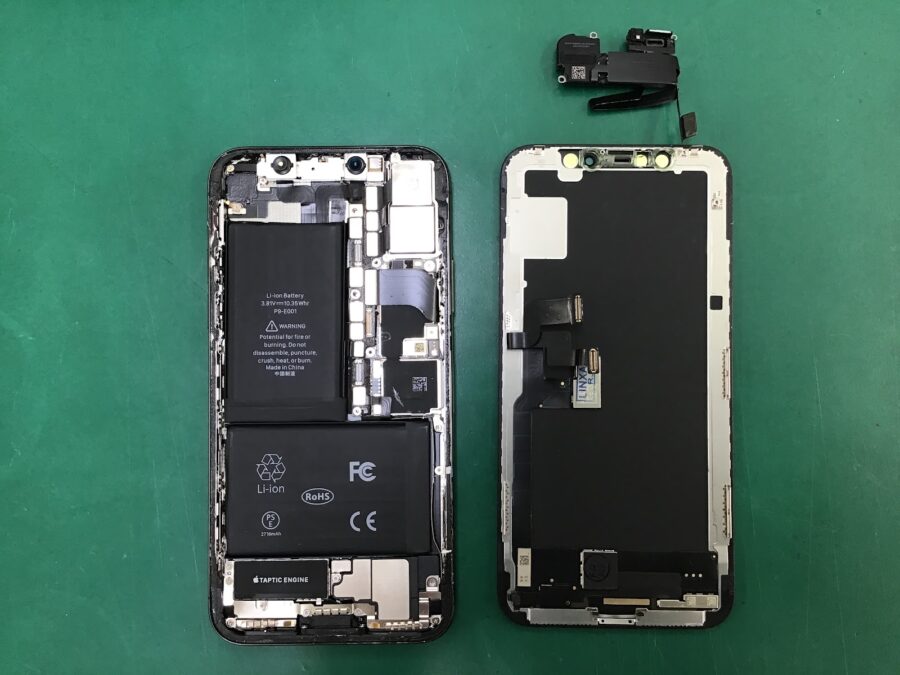 スマホ修理工房王子店/iPhoneXの水没修理をいたしました！
