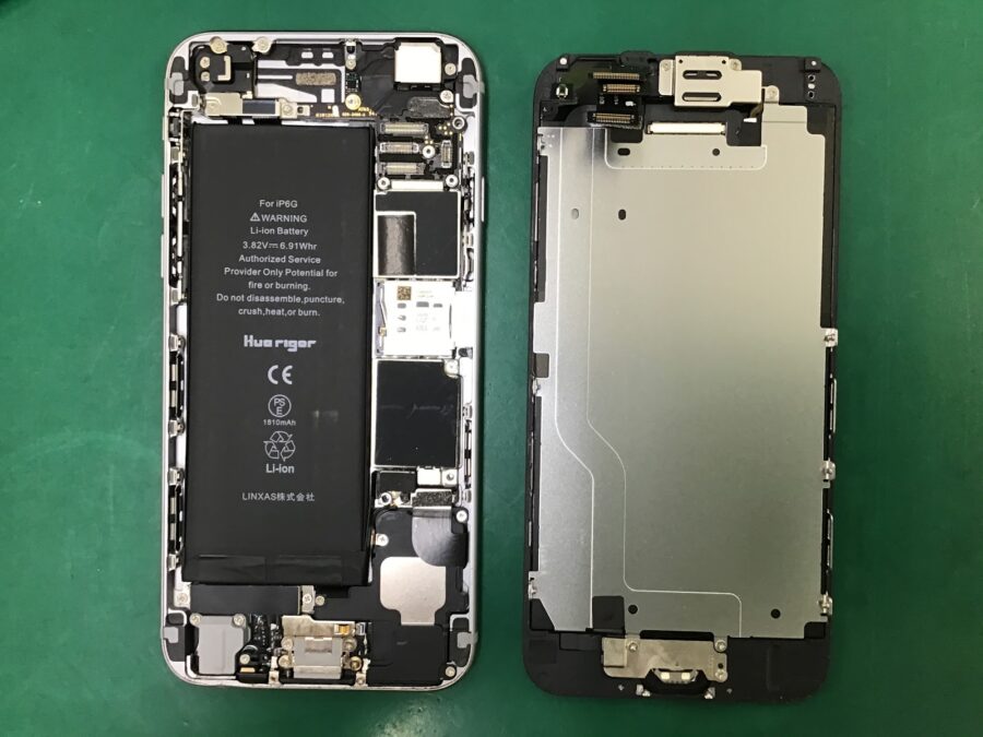 スマホ修理工房王子店/iPhone6(アイフォン)のバッテリーの交換修理をいたしました！