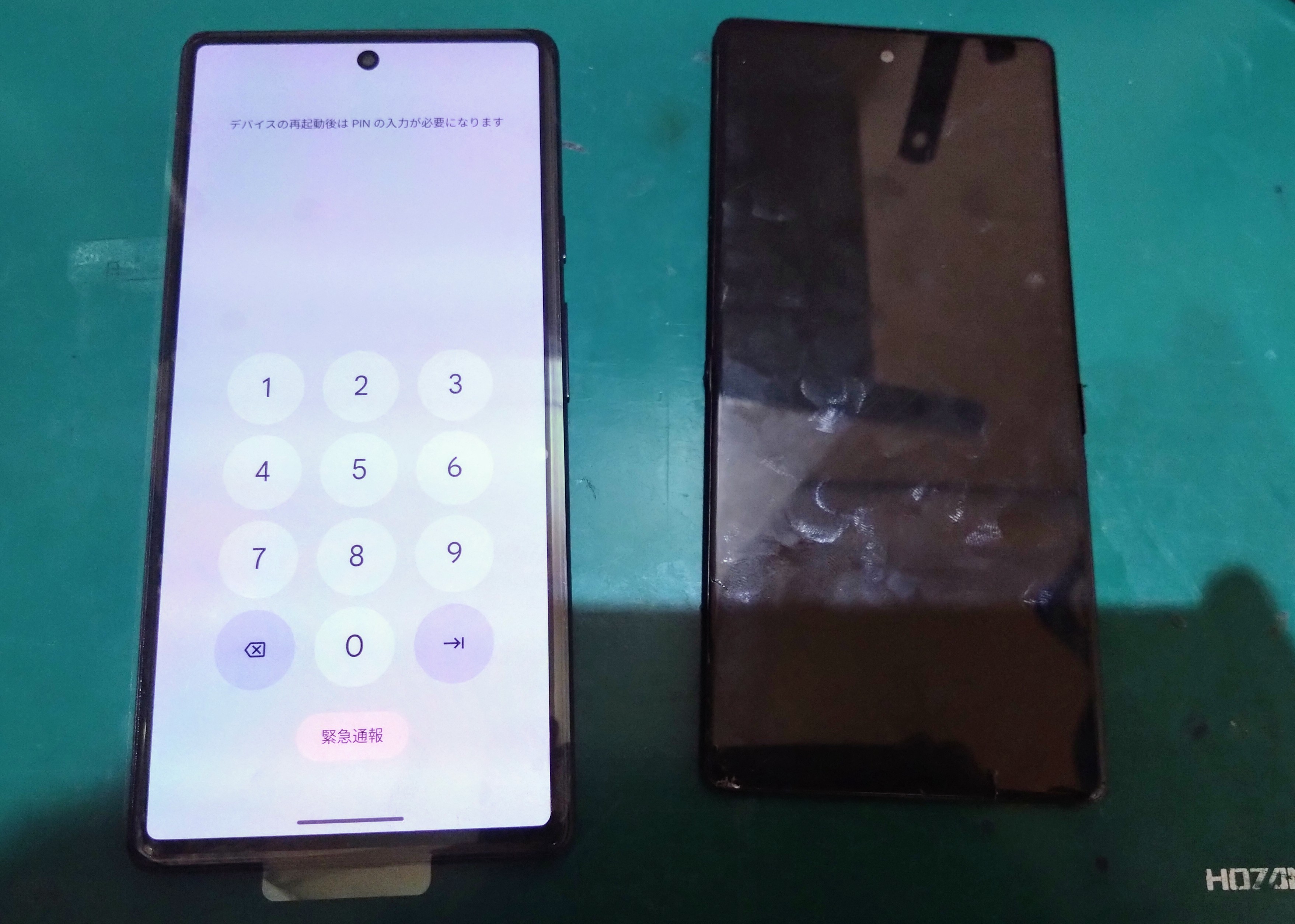 全く映像が映らないPixel 6(ピクセル)画面交換修理を行いました！【スマホ修理工房新宿PePe店】