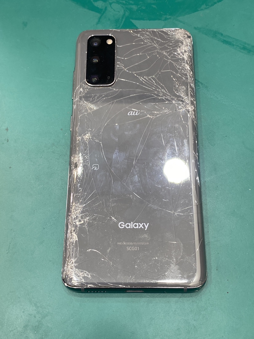 【画面交換修理】茅ヶ崎市からお越しのお客様より、GalaxyS20(ギャラクシーS20)をお持ち込みいただきました！