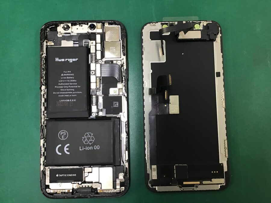 スマホ修理工房王子店/iPhoneXの画面交換をいたしました！