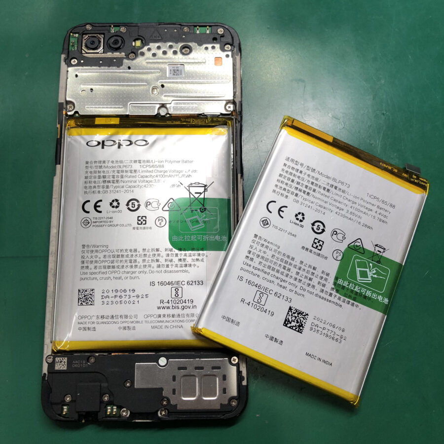 OPPO R15Neo（オッポ）のバッテリー膨張は、「スマホ修理工房　池袋P'パルコ本店」にお任せください📱💥