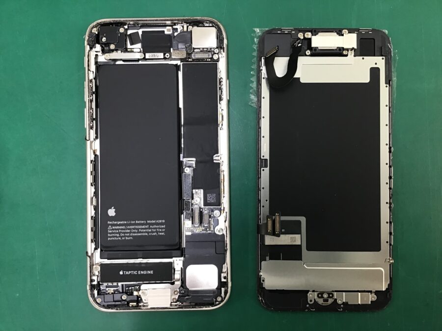 スマホ修理工房王子店/iPhoneSE3の画面修理をいたしました！