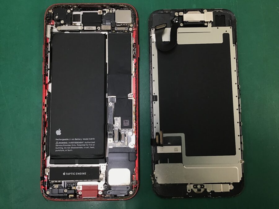 スマホ修理工房王子店/iPhoneSE3のバッテリー交換をいたしました！