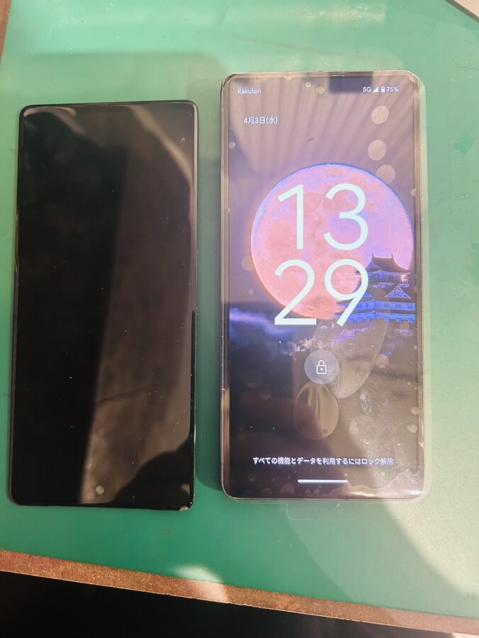 Google Pixel 7（グーグルピクセル7）の画面が落下してしまい、液晶修理ならスマホ修理工房渋谷店へ