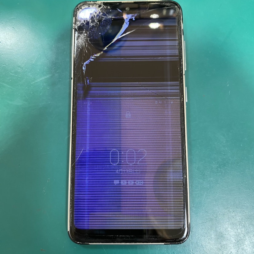 galaxy A21(ギャラクシー/SC-42A)の液晶破損！中の部品がむき出しでもう無理かと思っても一度ご相談ください！