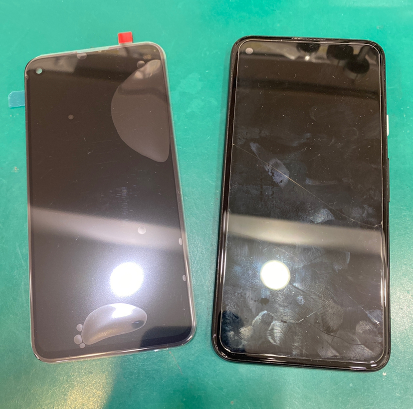 【液晶割れ修理】茅ヶ崎市からお越しのお客様より、Googlepixel4a 4Gモデル(グーグルピクセル)をお持ち込みいただきま